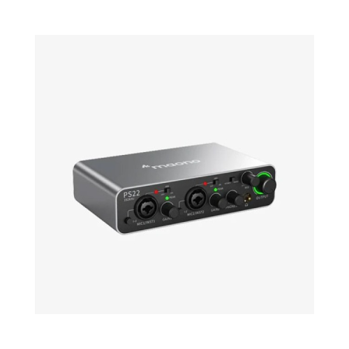 Maono PS22 Audio Interface for Recording, Music Production, Guitar