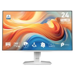 MSI PRO MP243W E14 23.8 Inch 144Hz IPS FHD White Gaming Monitor