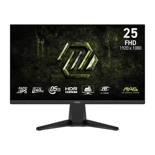 MSI MAG 255F X24 24.5 Inch 240Hz Rapid IPS FHD Gaming Monitor