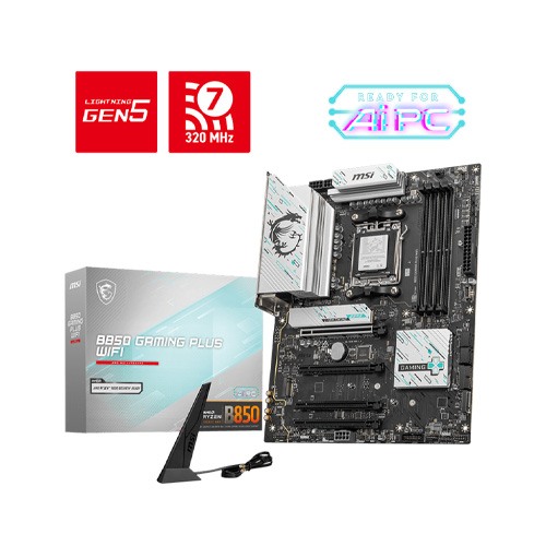 MSI B850 GAMING PLUS WIFI7 MOTHERBOARD