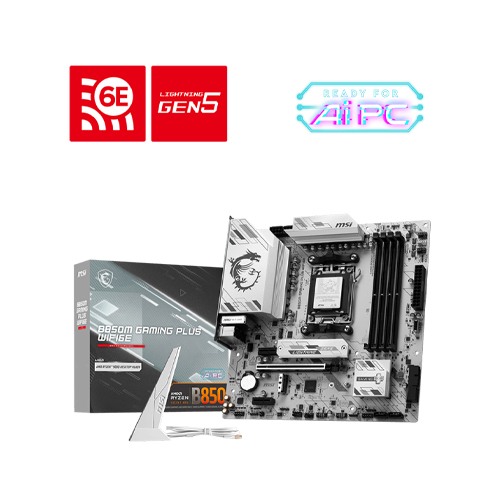 MSI B850M GAMING PLUS WIFI6E AM5 mATX Motherboard