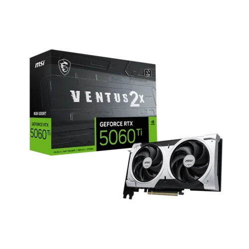 MSI GeForce RTX 5060 TI VENTUS 2X PLUS 8GB GDDR7 Graphics Card