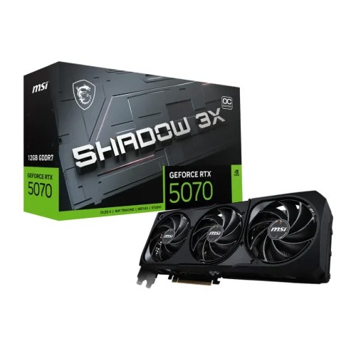 MSI GeForce RTX 5070 SHADOW 3X OC 12GB GDDR7 Graphics Card