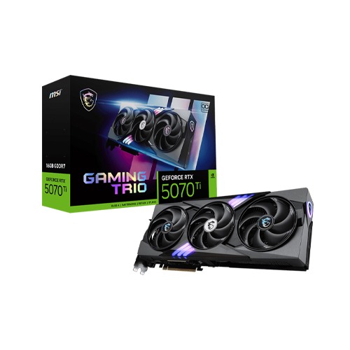 MSI GeForce RTX 5070 Ti 16G GAMING TRIO OC 16GB GDDR7 Graphics Card