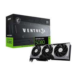 MSI GeForce RTX 5080  VENTUS 3X OC 16GB GDDR7 Graphics Card