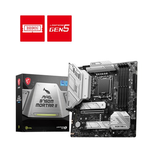MSI MAG B760M MORTAR II DDR5 mATX MOTHERBOARD