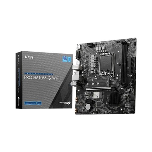 MSI PRO H610M-G WIFI LGA 1700 mATX Motherboard