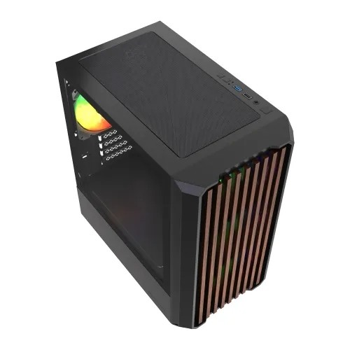 MaxGreen 315 Wood M-ATX Mid-Tower Gaming Casing