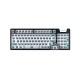 MONKA AE98 Tri-Mode Barebone Gasket Hotswappable RGB Mechanical Keyboard