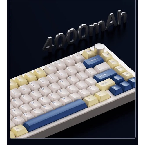 MONKA A75 MAX Aluminum Tri-Mode Wireless Mechanical Keyboard