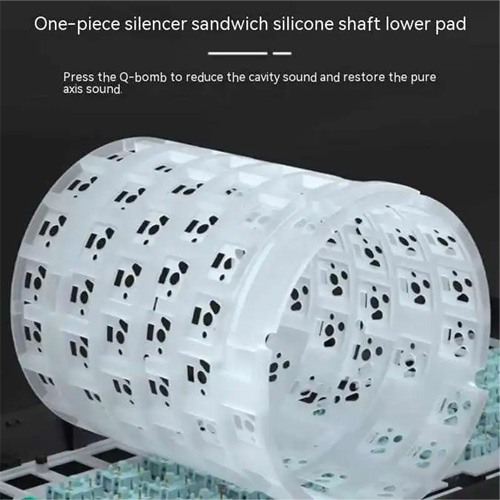 MONKA AE98 Wired Barebone Gasket Hotswappable RGB Mechanical Keyboard