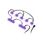 NZXT AH-2PCCA-01 Black RGB Cable Comb Set