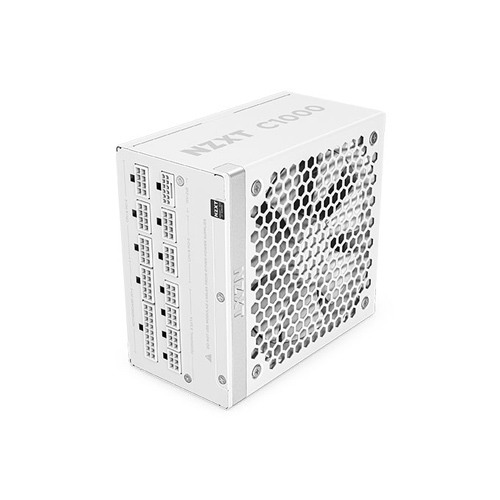 NZXT C1000 1000 Watt 80 Plus Gold ATX 3.1 Full Modular Power Supply - White