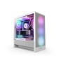 NZXT H5 Flow RGB 2024 Edition Compact ATX Mid-Tower Airflow Casing - White