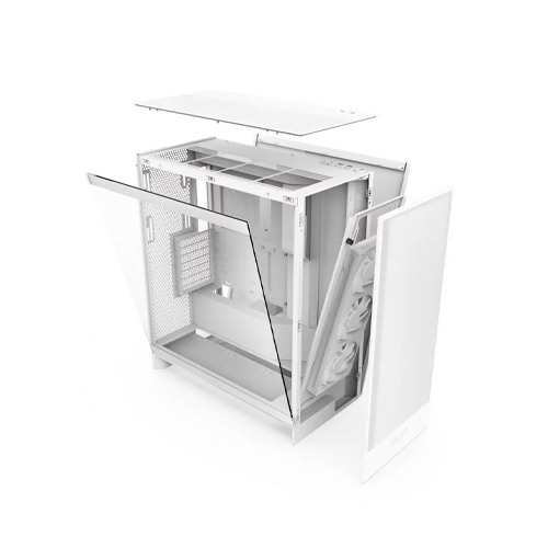 NZXT H7 Flow RGB 2024 Edition Mid-Tower ATX Airflow Casing - White