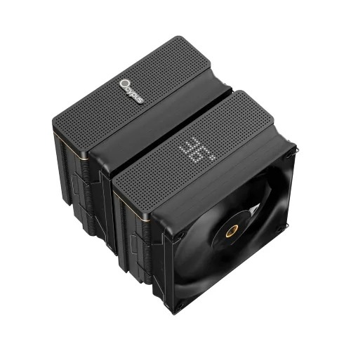 Ocypus Iota A62 BK Dual Tower Air CPU Cooler With Display