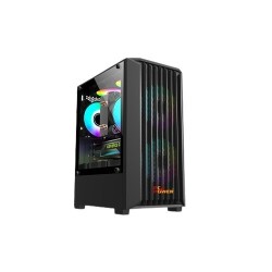 PC POWER DARK BREEZE MESH GAMING CASING BK WITH PSU