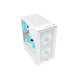 Pc Power Dark Flow Mesh X2 Mid Tower M-ATX Gaming Case (White)