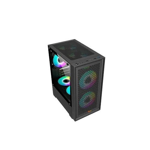 Pc Power Dark Flow Mesh X2 M-ATX Gaming Case 