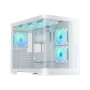 PC POWER  PGH650 ICELAND EDGE WH  9 ARGB FAN ATX CASING