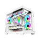 PC POWER PG-H600 ICELAND WH 9 ARGB FAN ATX GAMING CASING