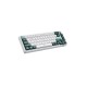 PC Power K68 TRI-MODE Keyboard (Keycap White, Green, Cyan)