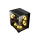 PC POWER OCEAN VIEW BK M ATX GAMING CASING WITH 7 ARGB FAN AND 350W PSU