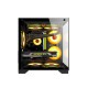 PC POWER OCEAN VIEW BK M ATX GAMING CASING WITH 7 ARGB FAN AND 350W PSU