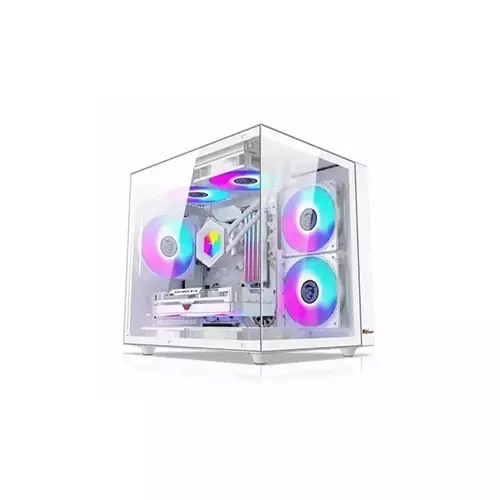 PC Power PG-H25 WH Ocean View M-Atx Gaming Case