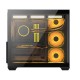 PC POWER PP-GS700 DARK WOOD Casing With 10 FANS