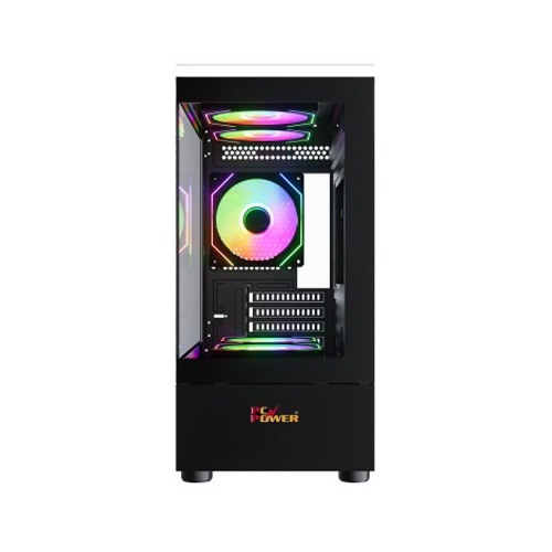 PC POWER GS670 SKYVIEW V2 3 FANS GAMING CASE WITH 550W PSU