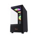 PC POWER GS670 SKYVIEW V2 3 FANS GAMING CASE WITH 550W PSU