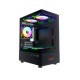 PC POWER GS670 SKYVIEW V2 3 FANS GAMING CASE WITH 550W PSU