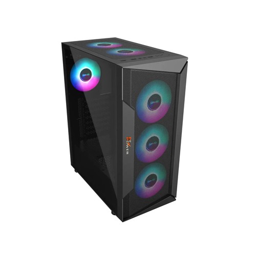 Pc Power PG-200 VOX MESH Black ATX Gaming Casing 