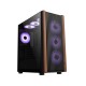 PC POWER PP-GS680 WOOD MESH BK Casing With 6 FANS