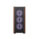 PC POWER PP-GS680 WOOD MESH BK Casing With 6 FANS