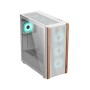PC POWER PP-GS680 WOOD MESH WH Casing With 4 FANS