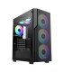 PC Power PG-H450 BK Zero Mesh 6 ARGB FAN Atx Gaming Casing
