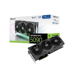 PNY NVIDIA GeForce RTX 5090 Overclocked Triple Fan 32GB GDDR7 PCIe 5.0 Graphics Card