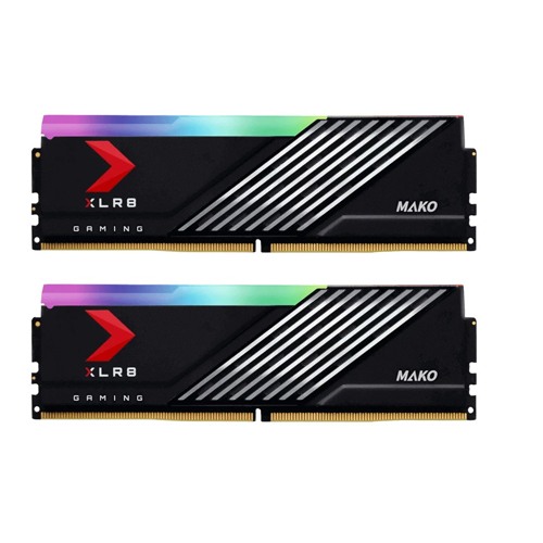 PNY XLR8 MAKO 16GB DDR5 6000MHz RGB Gaming RAM (BLACK)