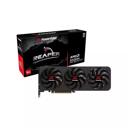 PowerColor Reaper AMD Radeon RX 9070 XT 16GB GDDR6 Graphics Card