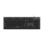 Rapoo NK1900 USB 104 Key Wired Keyboard (Black)