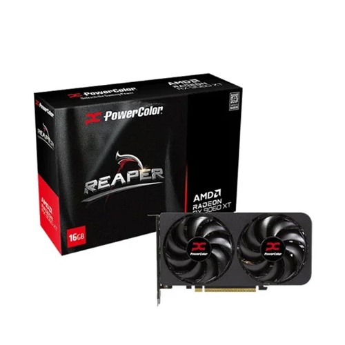PowerColor Reaper AMD Radeon RX 9060 XT 16GB GDDR6 Graphics Card