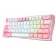 Redragon K616 Fizz Pro RGB Tri-Mode Wireless Mechanical Gaming Keyboard
