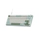 RK ROYAL KLUDGE R75 Wired Mechanical Keyboard (White-Green)