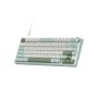 RK ROYAL KLUDGE R75 Wired Mechanical Keyboard (White-Green)