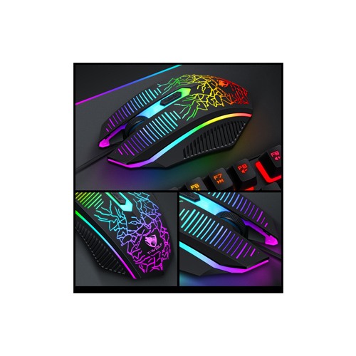 T-WOLF TF31 3in1 gaming colorful mouse keyboard mouse pad set 