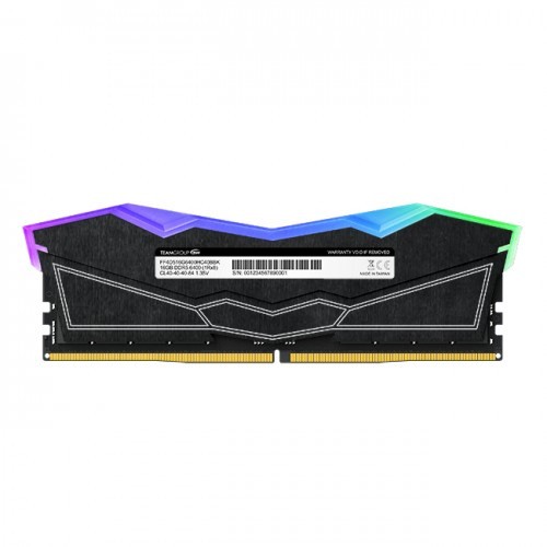 TEAM T-FORCE DELTA RGB 16GB 6000MHz DDR5 Gaming RAM Black