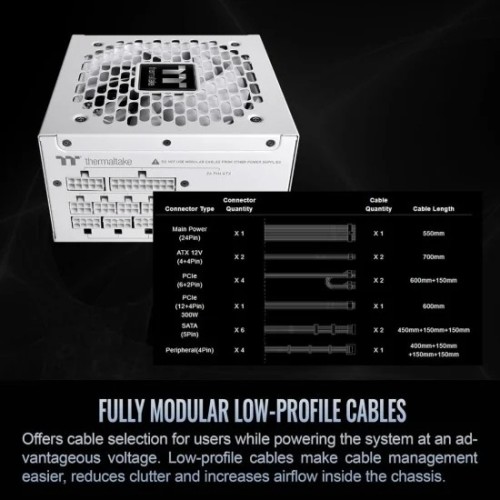 Thermaltake ToughPower GT Snow 750W 80 Plus Gold Power Supply