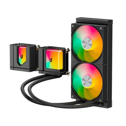 UpHere E240KC 240mm AIO Liquid CPU Cooler (Black)